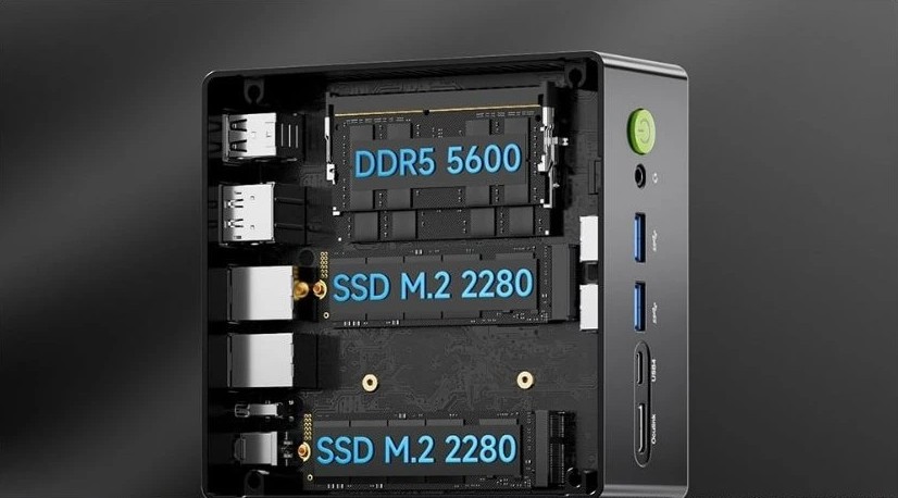 mini PC RAM a SSD